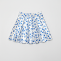 Hand Print Mini Skirt lay flat
