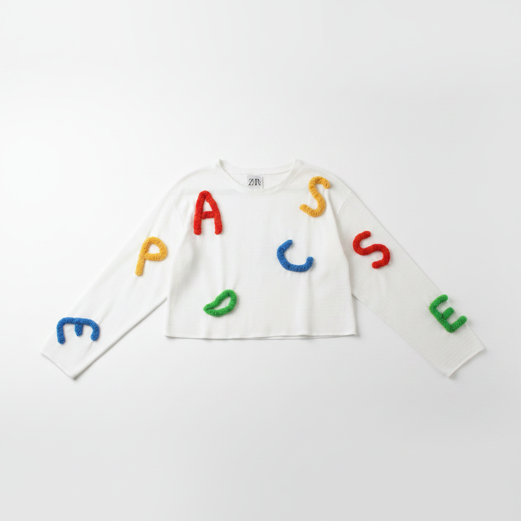 Alphabet Letter Top lay flat